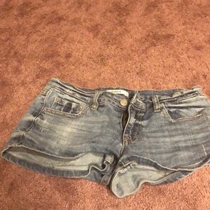 Denim shorts